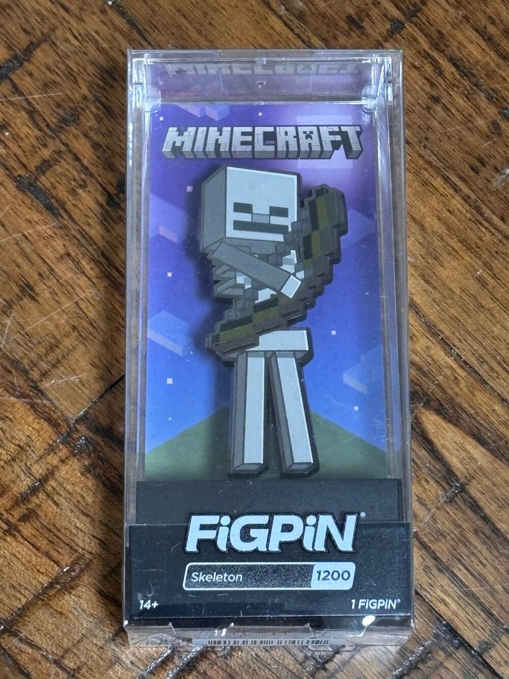 FigPin New Collectible Enamel Pin Minecraft Skeleton #1200 Evand  LE /1000